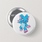 Badge Rond 5 Cm Bleu d'Acara (Devant & derrière)