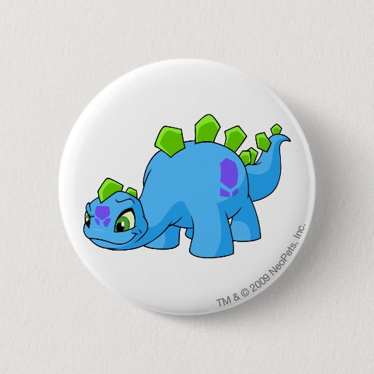 Badge Rond 5 Cm Bleu de Chomby (Devant)