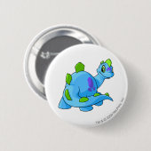 Badge Rond 5 Cm Bleu de Chomby (Devant & derrière)