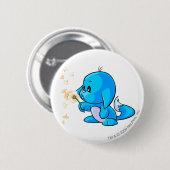 Badge Rond 5 Cm Bleu de Kacheek (Devant & derrière)