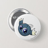 Badge Rond 5 Cm Bleu de Kiko (Devant & derrière)