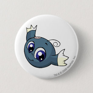 Badge Rond 5 Cm Bleu de Kiko