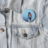 Badge Rond 5 Cm Bleu de l'Ouest (En situation)