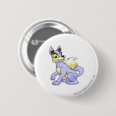 Badge Rond 5 Cm Bleu de Lupe (Devant & derrière)