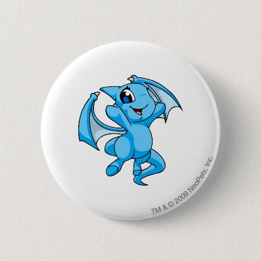 Badge Rond 5 Cm Bleu de Shoyru (Devant)