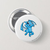 Badge Rond 5 Cm Bleu de Shoyru (Devant & derrière)