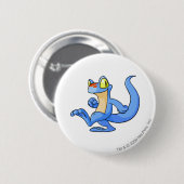 Badge Rond 5 Cm Bleu de Techo (Devant & derrière)