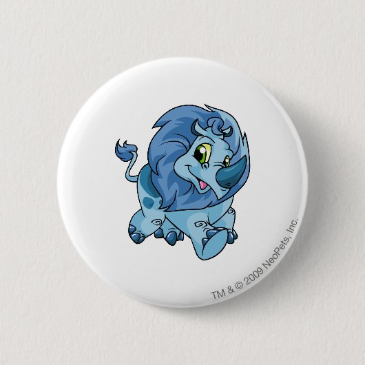 Badge Rond 5 Cm Bleu de Tonu (Devant)