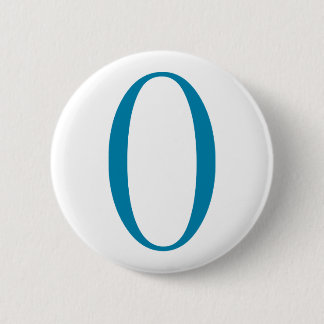 Badge Rond 5 Cm Bleu d'Obama O - bouton