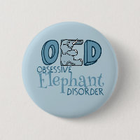 Bleu Obsédé de l'éléphant mignon