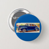 Badge Rond 5 Cm bleu Plymouth 1941 (Devant & derrière)