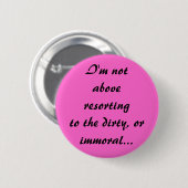 Badge Rond 5 Cm Bleus de doublure (Devant & derrière)