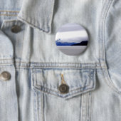 Badge Rond 5 Cm Bleus de l'Alaska (En situation)
