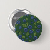 Badge Rond 5 Cm Bleus sur vert foncé (Devant & derrière)