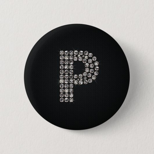 Badge Rond 5 Cm bling - P (Devant)