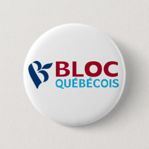 Badge Rond 5 Cm Bloc Québécois