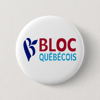 Badge Rond 5 Cm Bloc Quebecois