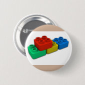 Badge Rond 5 Cm Blocage de la boîte à lunch (Devant & derrière)