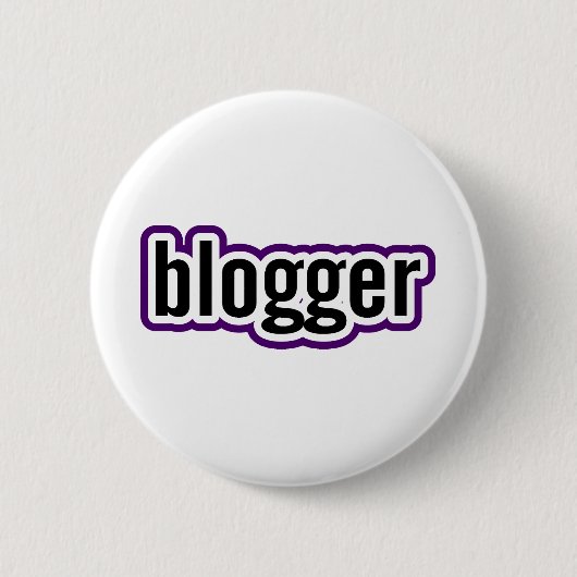 Badge Rond 5 Cm Blogueur (Devant)