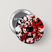 Badge Rond 5 Cm Bloody Wolf (Devant & derrière)