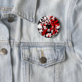Badge Rond 5 Cm Bloody Wolf (En situation)