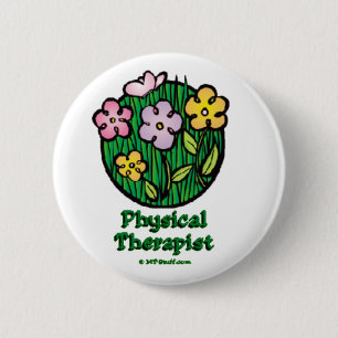 Badge Rond 5 Cm Blooms 1 PT