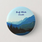 Badge Rond 5 Cm Blue Banff (Devant)