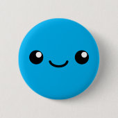 Badge Rond 5 Cm Blue Cutie (Devant)