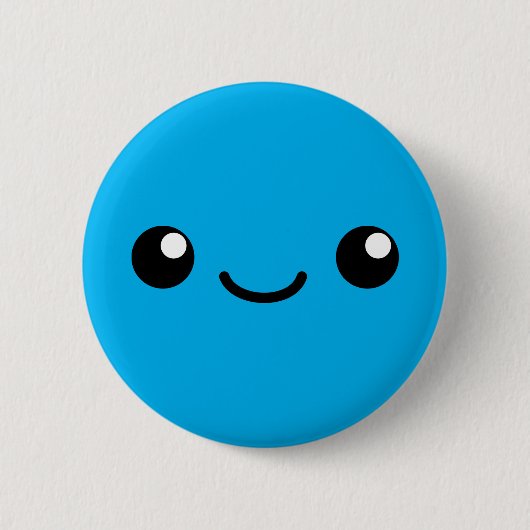 Badge Rond 5 Cm Blue Cutie (Devant)