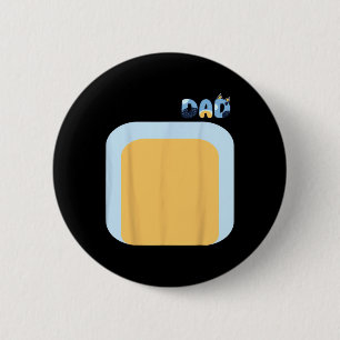 Badge Rond 5 Cm Blue Heeler Chien Papa Correspondant Costumes de f