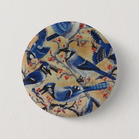 Badge Rond 5 Cm Blue Jays (Devant)