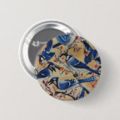 Badge Rond 5 Cm Blue Jays (Devant & derrière)