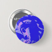Badge Rond 5 Cm Blue Lady Liberty (Devant & derrière)