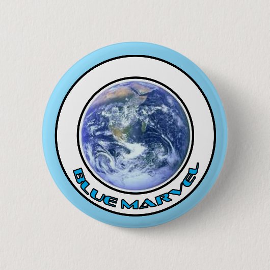 Badge Rond 5 Cm BLUE MARVEL Button (Devant)