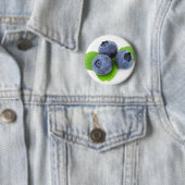 Badge Rond 5 Cm Blueberry (En situation)