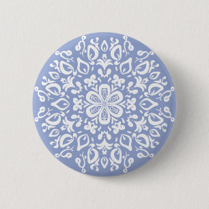 Badge Rond 5 Cm Blueberry Mandala