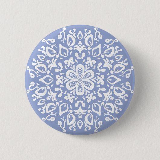 Badge Rond 5 Cm Blueberry Mandala (Devant)