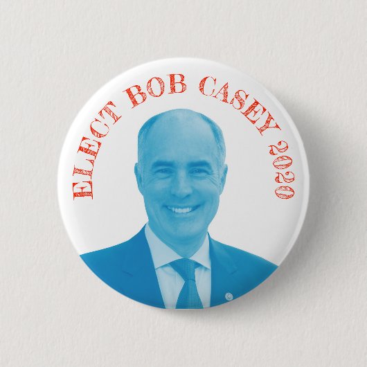 Badge Rond 5 Cm Bob Casey pour le président (Devant)