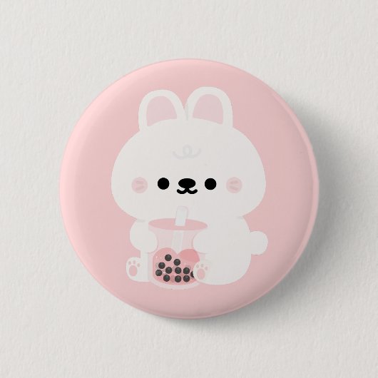 Badge Rond 5 Cm Boba Bunny (Devant)