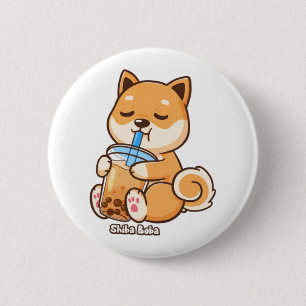 Badge Rond 5 Cm Boba Shiba Boba Shiba Boba Shiba 1