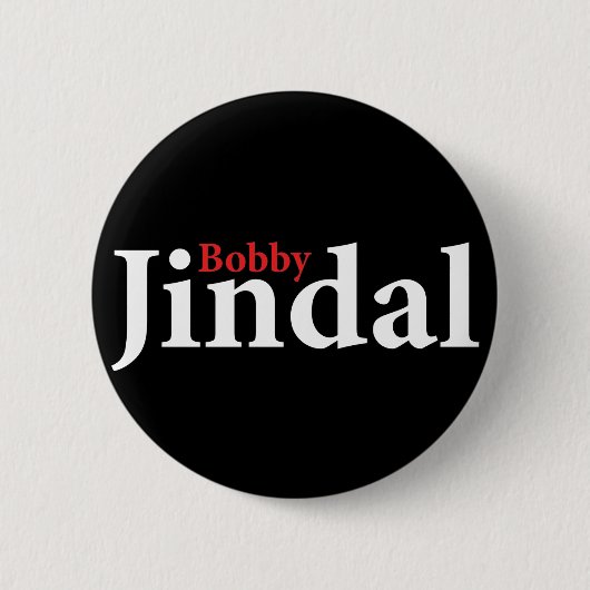 Badge Rond 5 Cm Bobby Jindal (Devant)