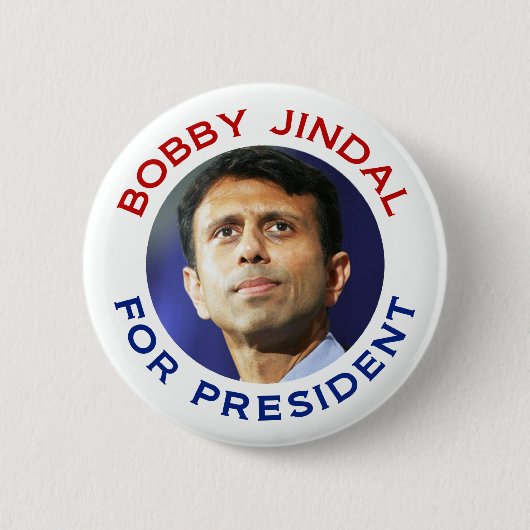 Badge Rond 5 Cm Bobby Jindal pour le président (Devant)
