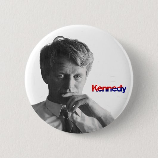 Badge Rond 5 Cm Bobby Kennedy (Devant)