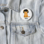 Badge Rond 5 Cm Bobcat Funny Chat Bob Hair Pun (En situation)