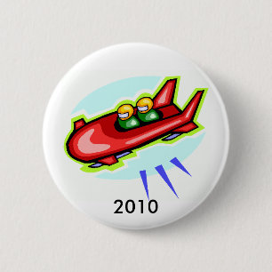 Badge Rond 5 Cm bobsleigh, 2010