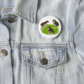 Badge Rond 5 Cm Bobwhite Quail (En situation)