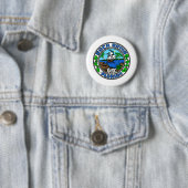 Badge Rond 5 Cm Boca Raton Floride (En situation)
