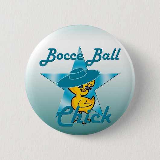 Badge Rond 5 Cm Bocce Ball Chick #7 (Devant)
