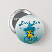Badge Rond 5 Cm Bocce Ball Chick #7 (Devant & derrière)