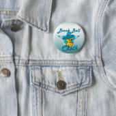 Badge Rond 5 Cm Bocce Ball Chick #7 (En situation)